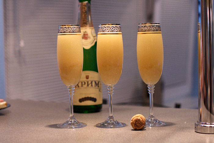 Оригинальные коктейли с шампанским от Шефмаркет