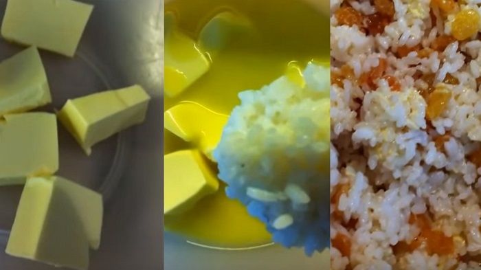 Губадия с рисом, яйцом и изюмом – кулинарный рецепт