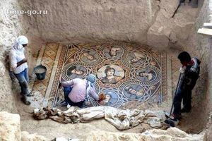 Археологическая находка: древние греческие мозаики в турецком городе Зевгма