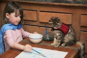 Семилетняя девочка-аутист рисует волшебные картины, поражающие всех