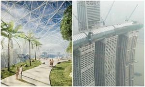 В Китае строят уникальный «небесный коридор», соединяющий небоскребы
