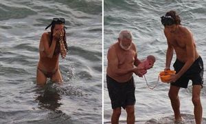 Невероятный момент, как русская туристка родила в Красном море — фото