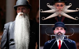 Конкурс бородачей и усачей в Бельгии
