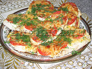 Куриные отбивные с помидорами и сыром в духовке – пошаговый фото рецепт
