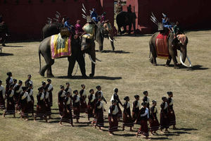 Фестиваль слонов в Таиланде
