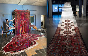 Психоделические ковры художника из Азербайджана