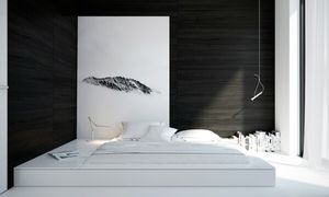 12 причин выбрать черно-белую спальню