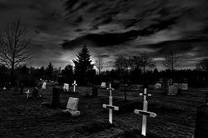 Безопасно ли вечернее посещение кладбища....
