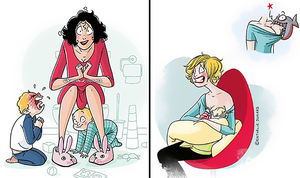 20 честных иллюстраций, в которых себя узнает каждая мама