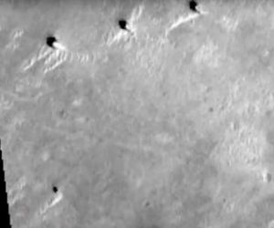 На фото с Марса найдены шесть одинаковых башен по три в линию