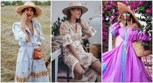 Как и с чем носить платье с вышивкой: 11 идей, которые гарантируют красивый образ