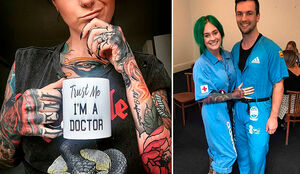 Самый татуированный доктор в мире: Девушка-хирург рассказала, каково это — «иметь цветную кожу»