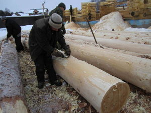 Новое в подготовке бревен для деревянного дома