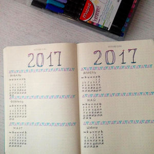 Марафон «Планируем новый месяц с Bullet Journal» День 1. Ставим цели на год