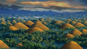 Шоколадные холмы на Филиппинах