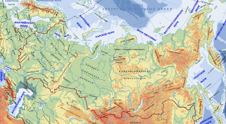  России: подробное описание морей, которые ей принадлежат