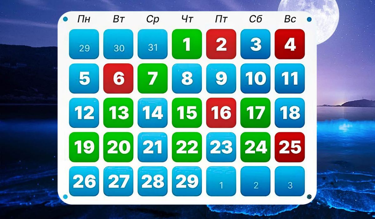 Календарь стрижек на июнь 2024 года