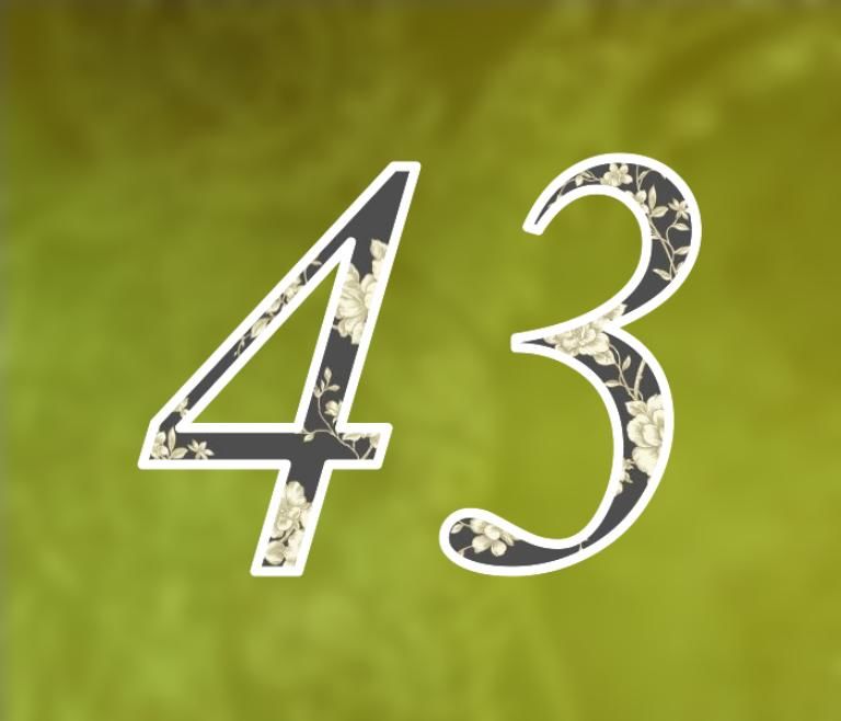 Three z. Цифра 43. Красивая цифра 43. Цифра 43 в картинках. Цифра 45.