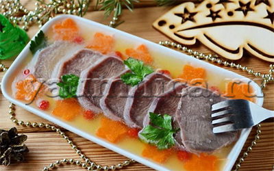 Язык заливной свиной - пошаговый рецепт с фото на азинский.рф