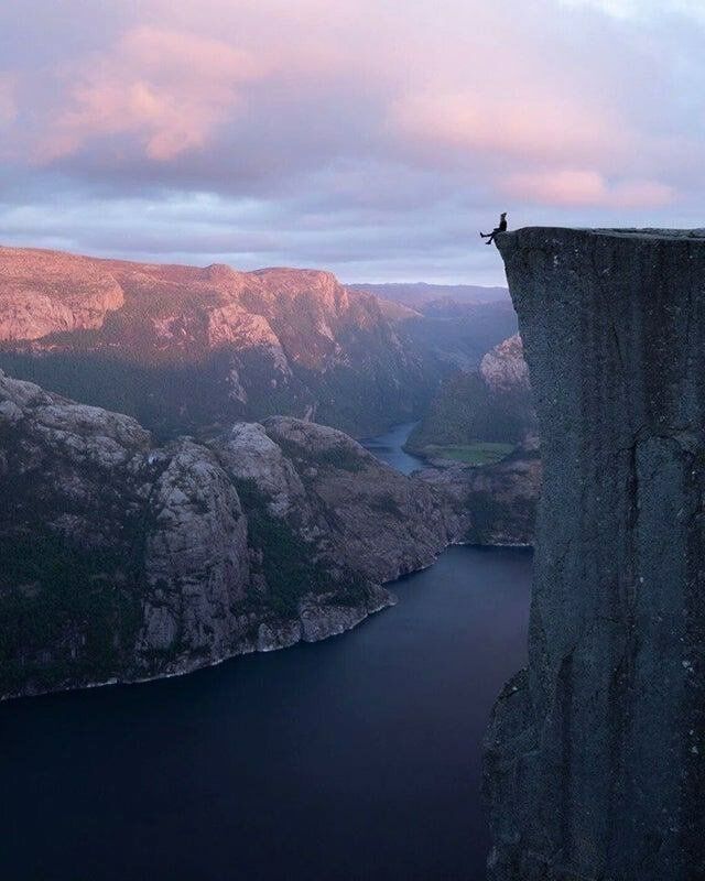 Preikestolen Norway Р±РµР· Р»СЋРґРµР№