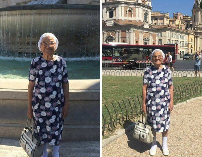 91-летняя русская бабушка одна путешествовала по миру