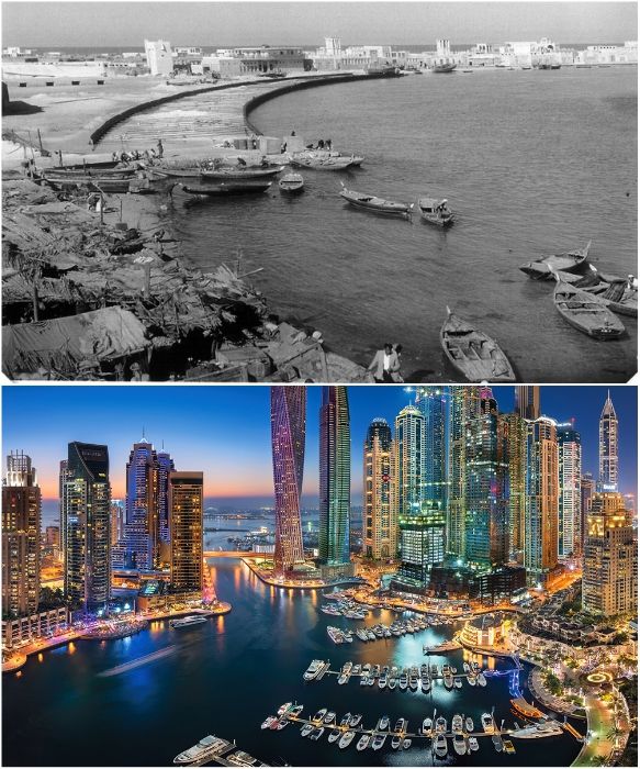 Дубай фото до и после