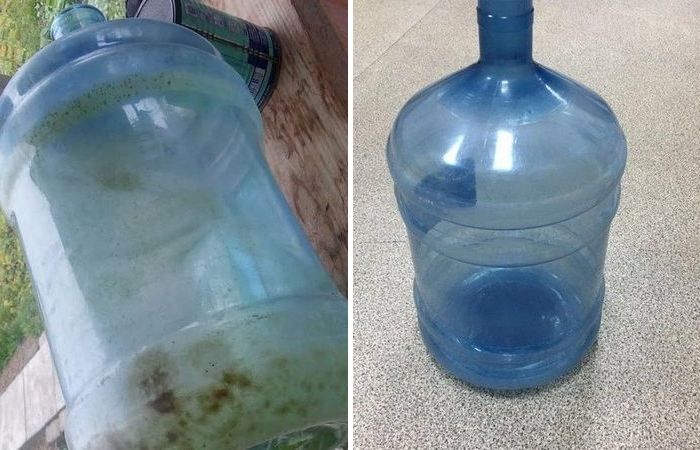 Как очистить бутылку изнутри
