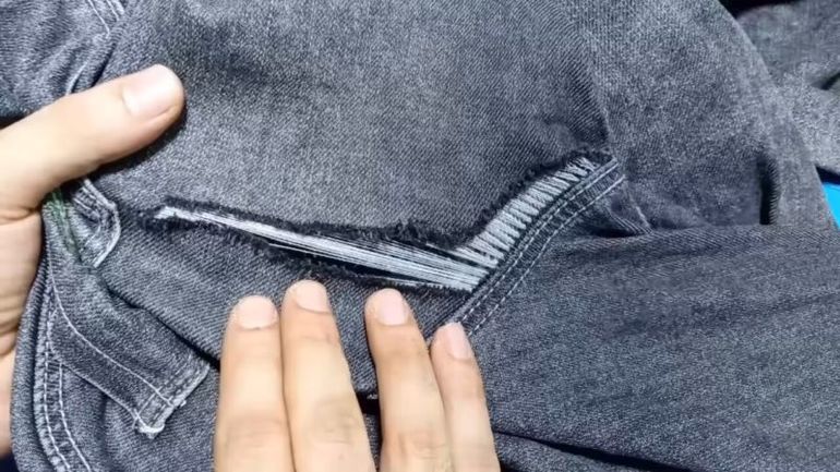 Как своими руками сделать дырки на джинсах