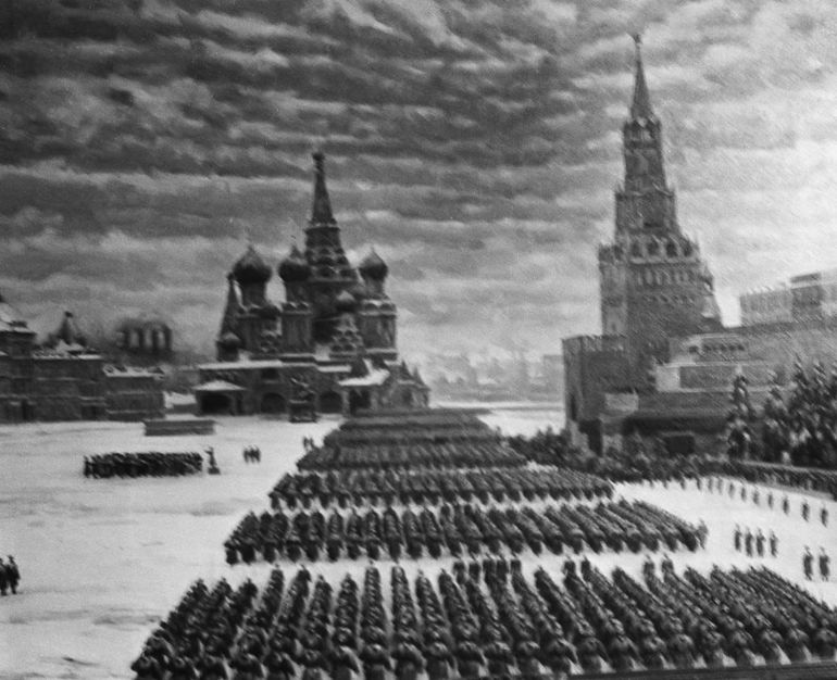 Юон парад 1941. Парад на красной площади 1941. Битва за Москву парад в Москве 7 ноября 1941 г. Парад 7 ноября 1941 года. Парад войск на красной площади 7 ноября 1941 года.
