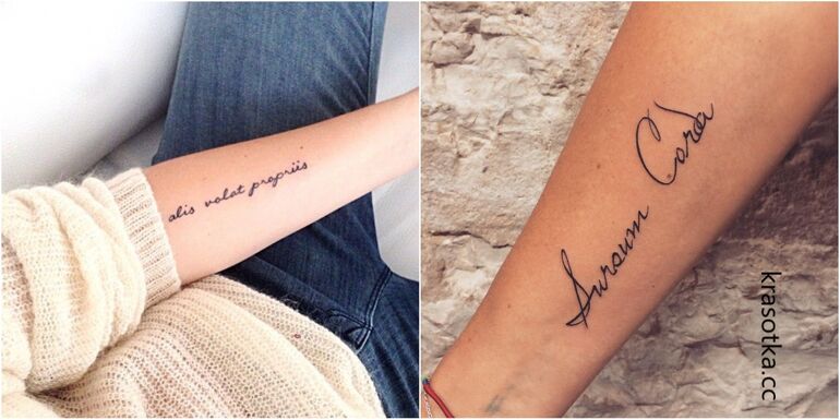 Цитаты, фразы на латыни о любви для тату - Tattoo Today