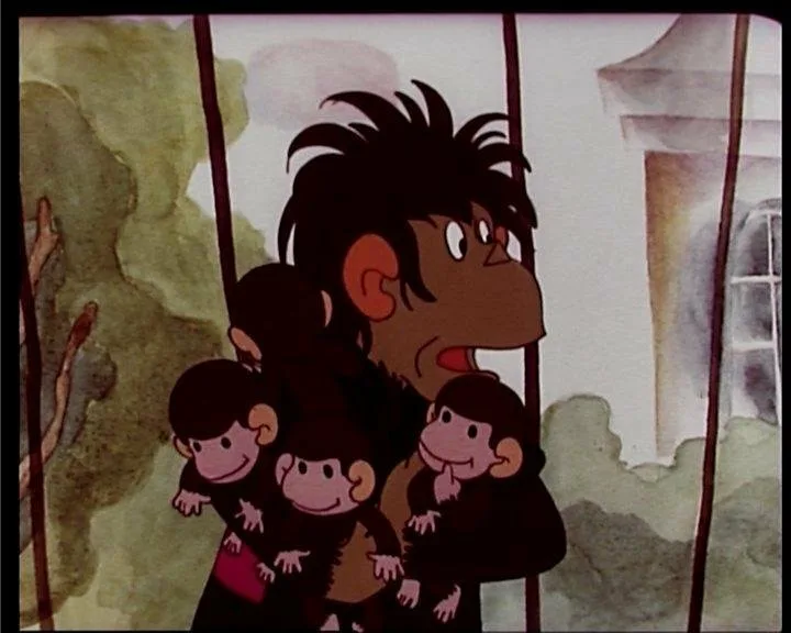 Обезьянки в каждом маленьком ребенке. Осторожно, обезьянки (1983).