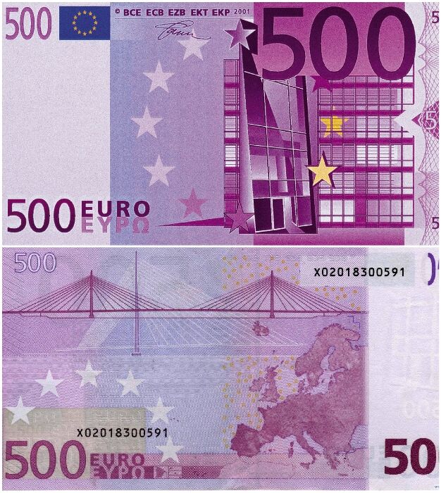 Купюры евро номиналы какие бывают фото