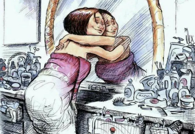 Женщина хочет заботы. Любовь к себе. Любовь иллюстрации. Любовь и забота о себе. Любовь к себе картинки.