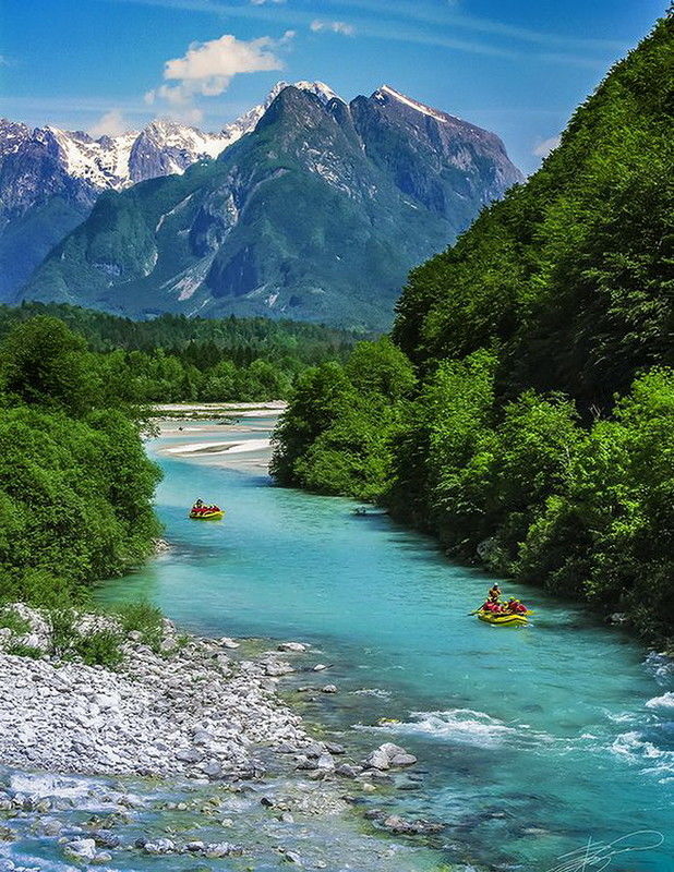Река соча словения