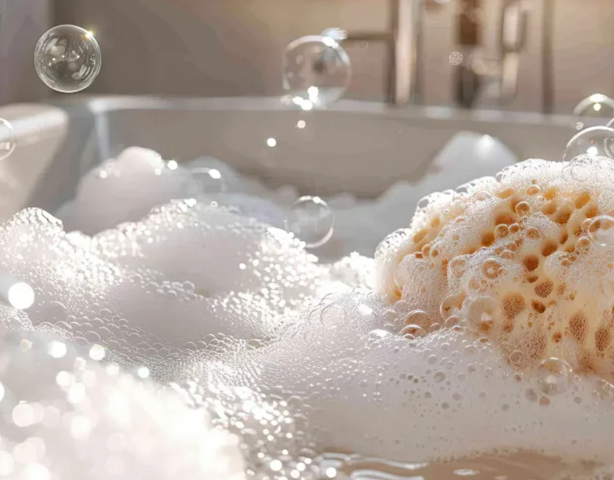 Твёрдая пена для ванны в домашних условиях