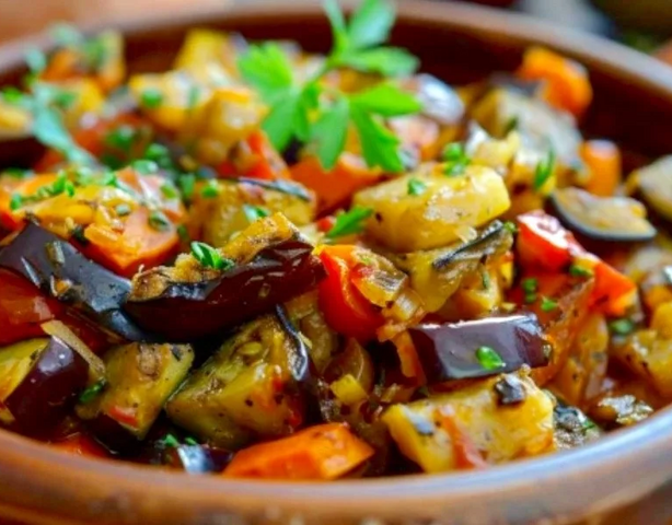 Соте из баклажанов