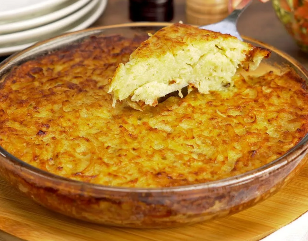 Картофельный кугель -  невероятно вкусная запеканка из простых продуктов