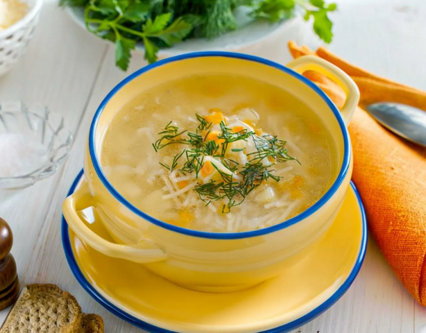 Быстрый куриный суп