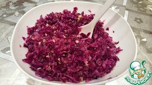 Салат из краснокочанной капусты «Удивительно сочный»