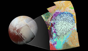 NASA составило геологическую карту части Плутона
