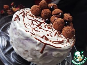 Шоколадный торт-мусс «Кофе-черная смородина»