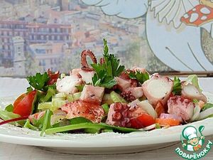 Салат с осьминогом по-сицилийски