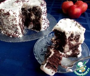 Шоколадно-сливочный торт для Ксюшеньки