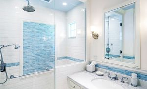 Мозаика в ванной комнате: 20 стильных примеров
