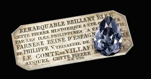 300-летний голубой бриллиант Farnese Blue будет продан с аукциона Сотбис