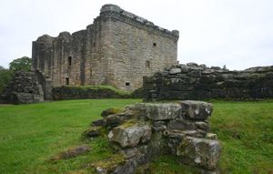Барсук захватил часть шотландского замка