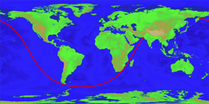 Как выглядят самые длинные прямые, по которым можно пересечь океан и сушу