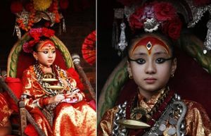 Кумари – земные богини в Непале