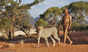 Прогулка с гепардами