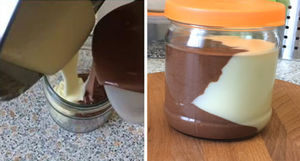 Домашний молочно-шоколадный десерт